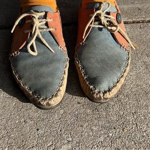 RARE western hush puppies moccasins